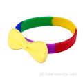 Pulseira de Silicone bowknot repelente com óleo Natural